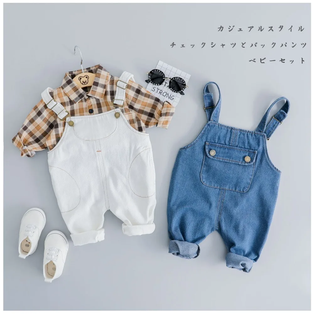 Kids Boys Clothes Children Gentleman Clothing Sets Boys Lapel Long sleeve lattice Shirt +Suspenders Pants 2Pcs Christmas Clothes
Kids Boys Clothes Children Gentleman Clothing Sets Boys Lapel Long sleeve lattice Shirt +Suspenders Pants 2Pcs Christmas Clothes