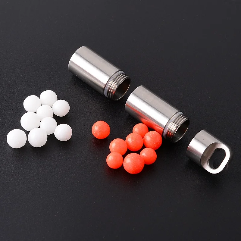 Waterproof Medicine Bottle Stainless Steel Sealed Bottle Independent Camping Multi Combination Pill Storage Pocket Tank TX005
Waterproof Medicine Bottle Stainless Steel Sealed Bottle Independent Camping Multi Combination Pill Storage Pocket Tank TX005