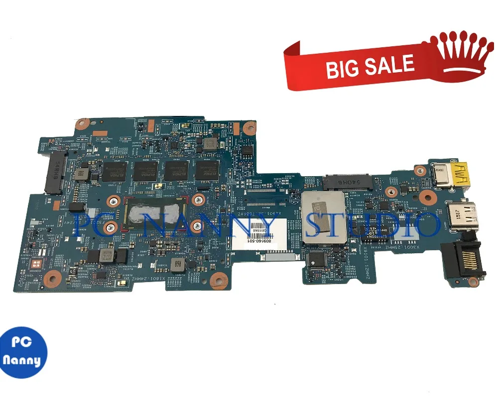 

PCNANNY FOR HP Pavilion X360 11-K laptop motherboard 809560-501 809560-001 M-5Y10C 4GB PC Notebook Mainboard tested
