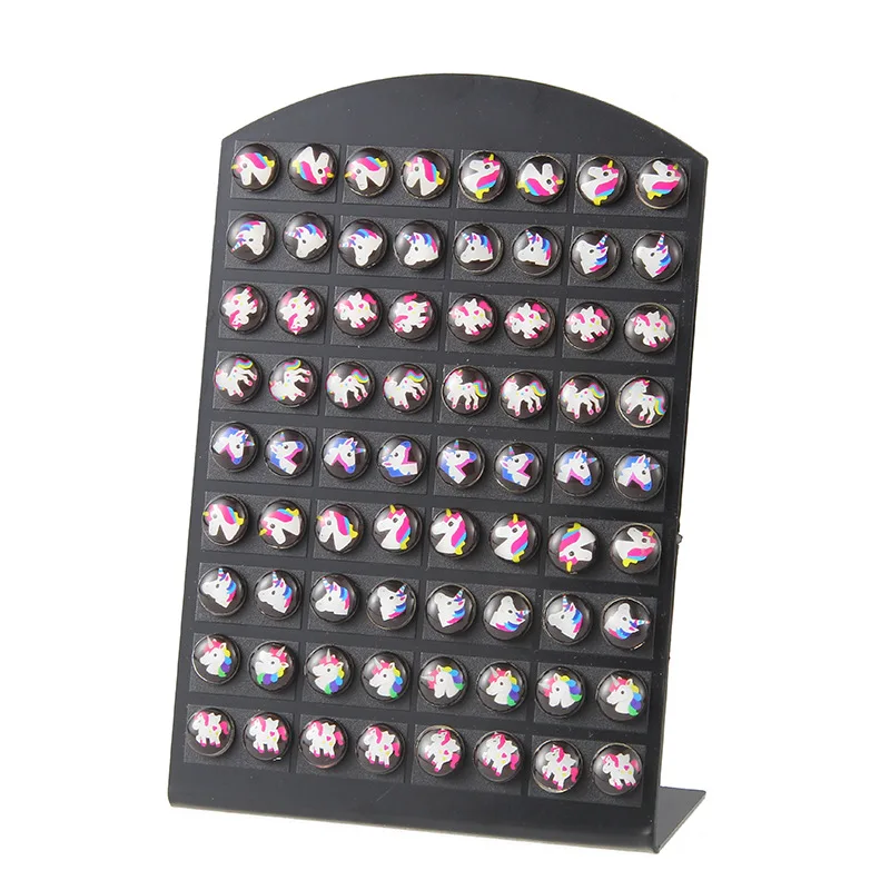 36Pairs Cute Cartoon Unicorn Flamingo Animal Earrings Unicorn Party Glass 8MM Sweet Children Earrings Birthday Gift Jewelry,Q
36Pairs Cute Cartoon Unicorn Flamingo Animal Earrings Unicorn Party Glass 8MM Sweet Children Earrings Birthday Gift Jewelry,Q