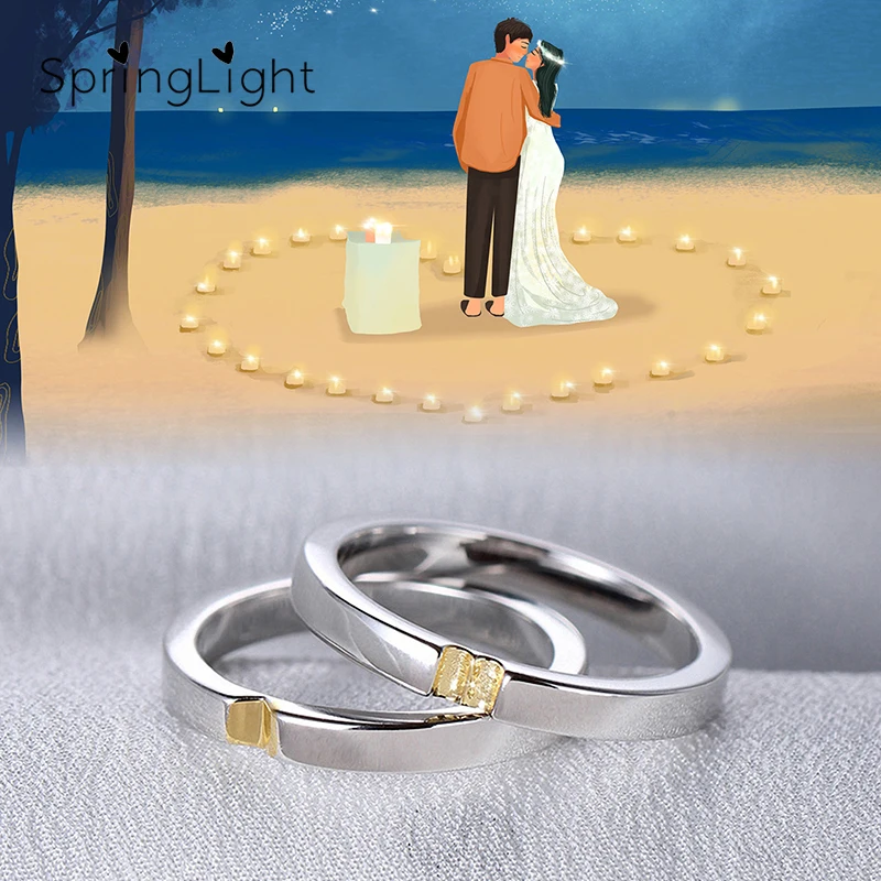 SpringLight Simple Heart Ring Real 925 Sterling Silver Designer Fine Jewelry Complete Love Couple Rings for Women Accessories
SpringLight Simple Heart Ring Real 925 Sterling Silver Designer Fine Jewelry Complete Love Couple Rings for Women Accessories