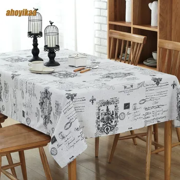 Cotton And Linen Table Cloth Rectangular Table Cover Tablecloth for Wedding
Cotton And Linen Table Cloth Rectangular Table Cover Tablecloth for Wedding