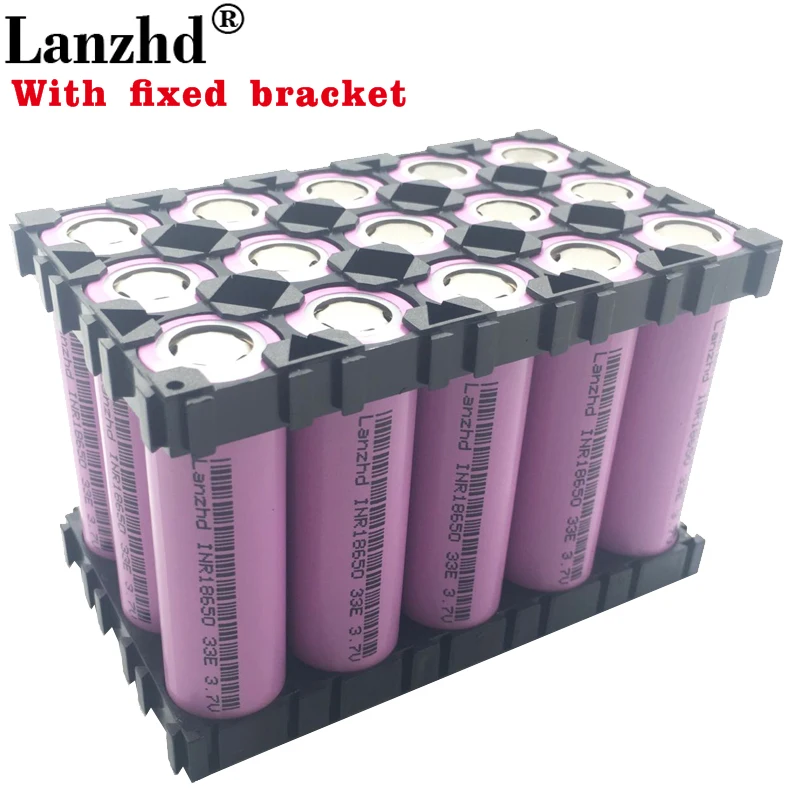 15PCS 18650 with fixed bracket Batteries 3.7V lithium 3300mAh 30A INR18650 battery pack 18650 Holder and Splicing Bracket
15PCS 18650 with fixed bracket Batteries 3.7V lithium 3300mAh 30A INR18650 battery pack 18650 Holder and Splicing Bracket