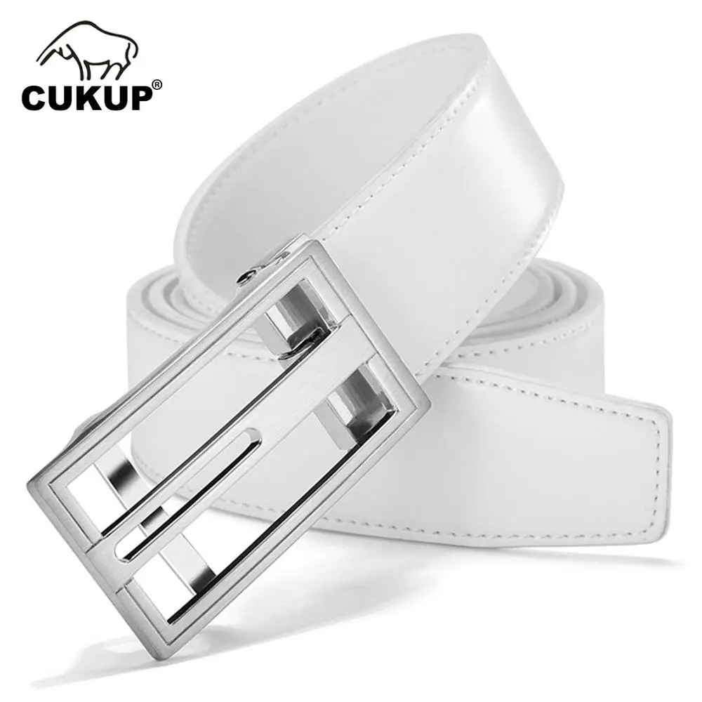 CUKUP Quality Men's White Cow Genuine Leather Belts Fashion Hollowed Automatic Buckle Belt Men Accessories 3.5cm Width ZDCK116
CUKUP Quality Men's White Cow Genuine Leather Belts Fashion Hollowed Automatic Buckle Belt Men Accessories 3.5cm Width ZDCK116