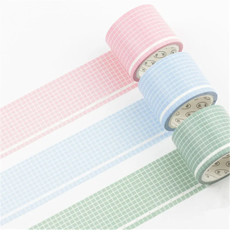 1 pcs Kawaii grid series Washi Tapes DIY paper Masking tape Decorative Adhesive Tapes Scrapbooking Stickers Size 30 mm*5m
1 pcs Kawaii grid series Washi Tapes DIY paper Masking tape Decorative Adhesive Tapes Scrapbooking Stickers Size 30 mm*5m