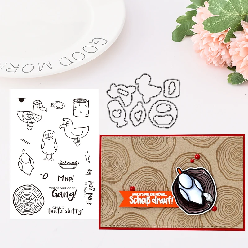 Rosemary stamps Clear Gull Gang Metal Cutting Dies and stamps DIY Scrapbooking Card Stencil Paper Craft Wedding Decor
Rosemary stamps Clear Gull Gang Metal Cutting Dies and stamps DIY Scrapbooking Card Stencil Paper Craft Wedding Decor