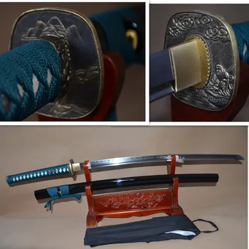 Japanese Samurai Sword KATANA Full Tang 1095 High Carbon Steel Clay Tempered Blade Sharp Can Cut Bamboos Custom Green Ito
Japanese Samurai Sword KATANA Full Tang 1095 High Carbon Steel Clay Tempered Blade Sharp Can Cut Bamboos Custom Green Ito