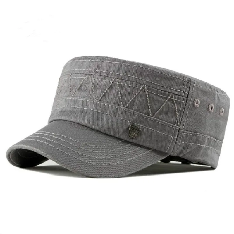 Blank Military Baseball Cap Hip Hop Solid Cotton Curved Sunhat Fashion Vintage Snapback Men Hat Summer Military Cap Flat Top Cap
Blank Military Baseball Cap Hip Hop Solid Cotton Curved Sunhat Fashion Vintage Snapback Men Hat Summer Military Cap Flat Top Cap