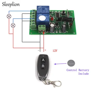 Sleeplion 12V 2CH Switch With Remote Control Relay Universal Remote Control Relay Switch Module 12V 2 Channel Receiver
Sleeplion 12V 2CH Switch With Remote Control Relay Universal Remote Control Relay Switch Module 12V 2 Channel Receiver