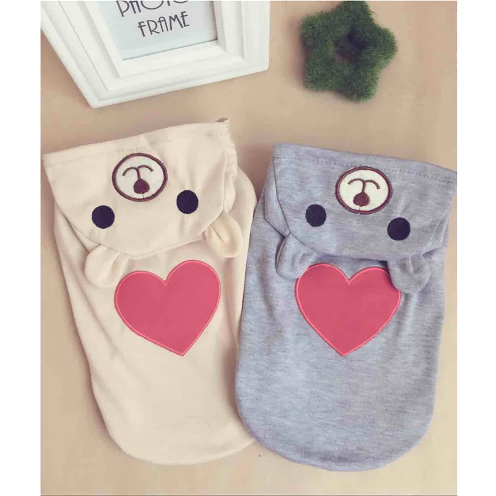 Summer Two Feet Love Bears Pet Clothes Dog Shirts Puppy Pet Cat Vest Cotton Dog TShirt Pug Costumes Dog Vest Cute Printed Summer
Summer Two Feet Love Bears Pet Clothes Dog Shirts Puppy Pet Cat Vest Cotton Dog TShirt Pug Costumes Dog Vest Cute Printed Summer
