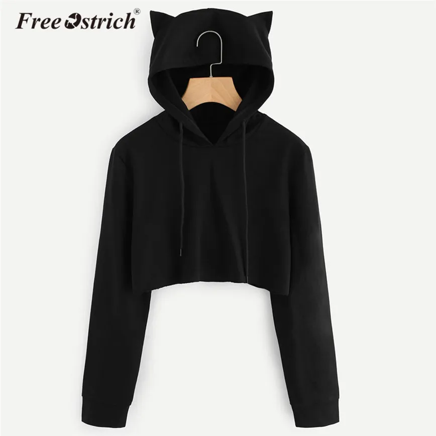 Free Ostrich Sweatshirt Women Pullovers Casual Solid Long Sleeve Cat Ear Hooded Tops Hoodies Female Blouse Dropshipping De29
Free Ostrich Sweatshirt Women Pullovers Casual Solid Long Sleeve Cat Ear Hooded Tops Hoodies Female Blouse Dropshipping De29