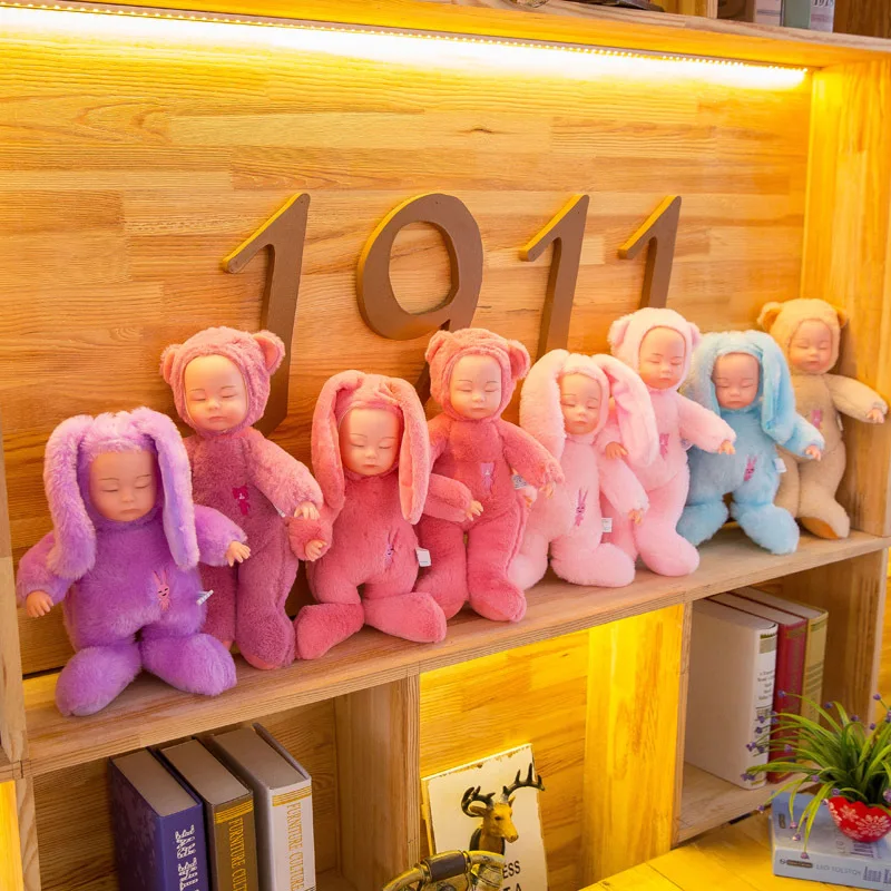 38CM Mini Stuffed Baby Doll Toys For Children Silicone Reborn Alive Babies Lifelike Kids Toys Sleep Reborn Doll For Kid Toys
38CM Mini Stuffed Baby Doll Toys For Children Silicone Reborn Alive Babies Lifelike Kids Toys Sleep Reborn Doll For Kid Toys
