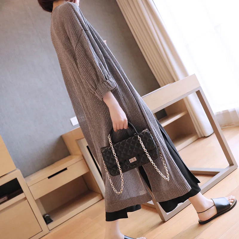 2019 New Spring Summer Women's Clothing long section thin Sweater Coat Korean loose Large Size Knitted Sweater Cardigan Shawl
2019 New Spring Summer Women's Clothing long section thin Sweater Coat Korean loose Large Size Knitted Sweater Cardigan Shawl