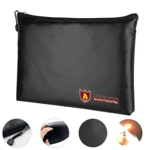 Fireproof Waterresistant Money Safe Cash Box Secret Document Bag File Pouch Case Waterproof Portable Briefcases
Fireproof Waterresistant Money Safe Cash Box Secret Document Bag File Pouch Case Waterproof Portable Briefcases