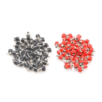 100Pcs Red and Black Banana Panel Socket Test Probe Binding Post Nut Plug Connector
100Pcs Red and Black Banana Panel Socket Test Probe Binding Post Nut Plug Connector