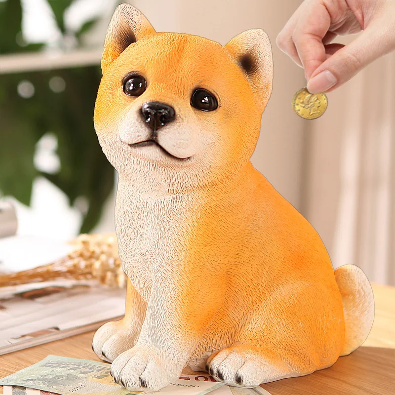 ElimElim Cartoon Dog Piggy Bank Children Gift Birthday Gift Animal Coin Money Box Resin Figurines Home Decor
ElimElim Cartoon Dog Piggy Bank Children Gift Birthday Gift Animal Coin Money Box Resin Figurines Home Decor