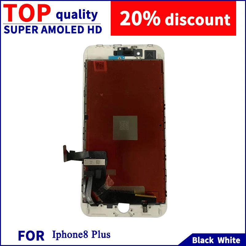 For IPhone8P LED HD LCD Display Touch Screen 5.5 Inch 1920*1020 Capacitive Screen Replacement Digitizer Component
For IPhone8P LED HD LCD Display Touch Screen 5.5 Inch 1920*1020 Capacitive Screen Replacement Digitizer Component