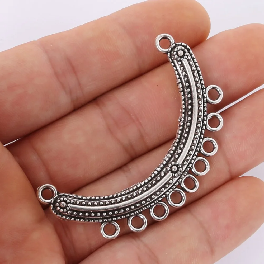 Penney 2pcs 56x33mm antique silver plated Alloy Several Holes charms Pendant Jewelry Findings
Penney 2pcs 56x33mm antique silver plated Alloy Several Holes charms Pendant Jewelry Findings