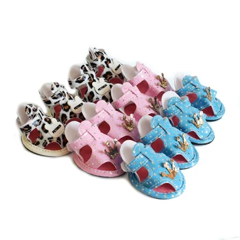 Dog Cat Shoes Casual Anti-Slip Small Dog Printing Pet Shoes Leopard Shoes Puppy Footwear Summer Soft Sandals Chihuahua 4pcs
Dog Cat Shoes Casual Anti-Slip Small Dog Printing Pet Shoes Leopard Shoes Puppy Footwear Summer Soft Sandals Chihuahua 4pcs
