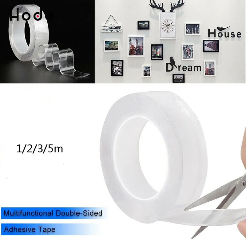 Double Sided Tape Nano Transparent No Trace Acrylic Magic Tape Reuse Waterproof Adhesive Tape Cleanable
Double Sided Tape Nano Transparent No Trace Acrylic Magic Tape Reuse Waterproof Adhesive Tape Cleanable