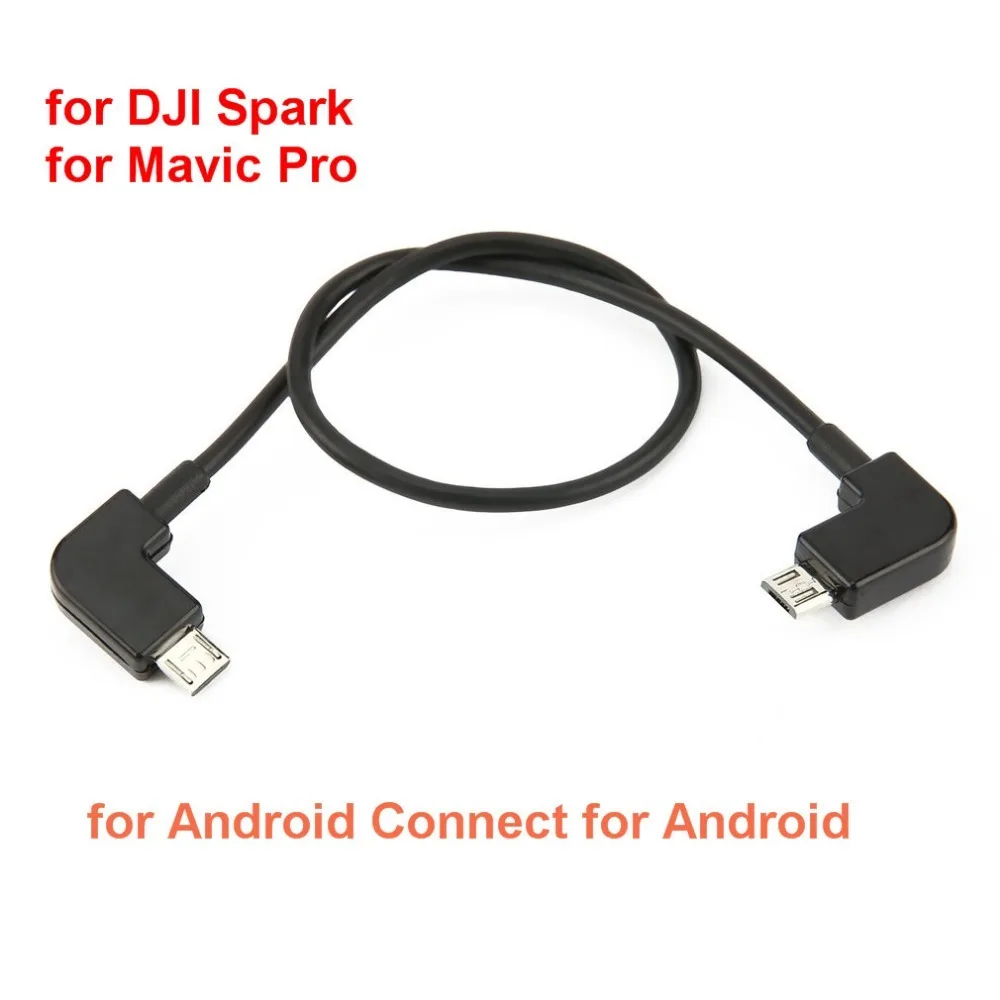 Portable Compact Micro USB OTG Data Cable for Android Connect for Android Data Transmission for DJI Spark and for Mavic Pro
Portable Compact Micro USB OTG Data Cable for Android Connect for Android Data Transmission for DJI Spark and for Mavic Pro