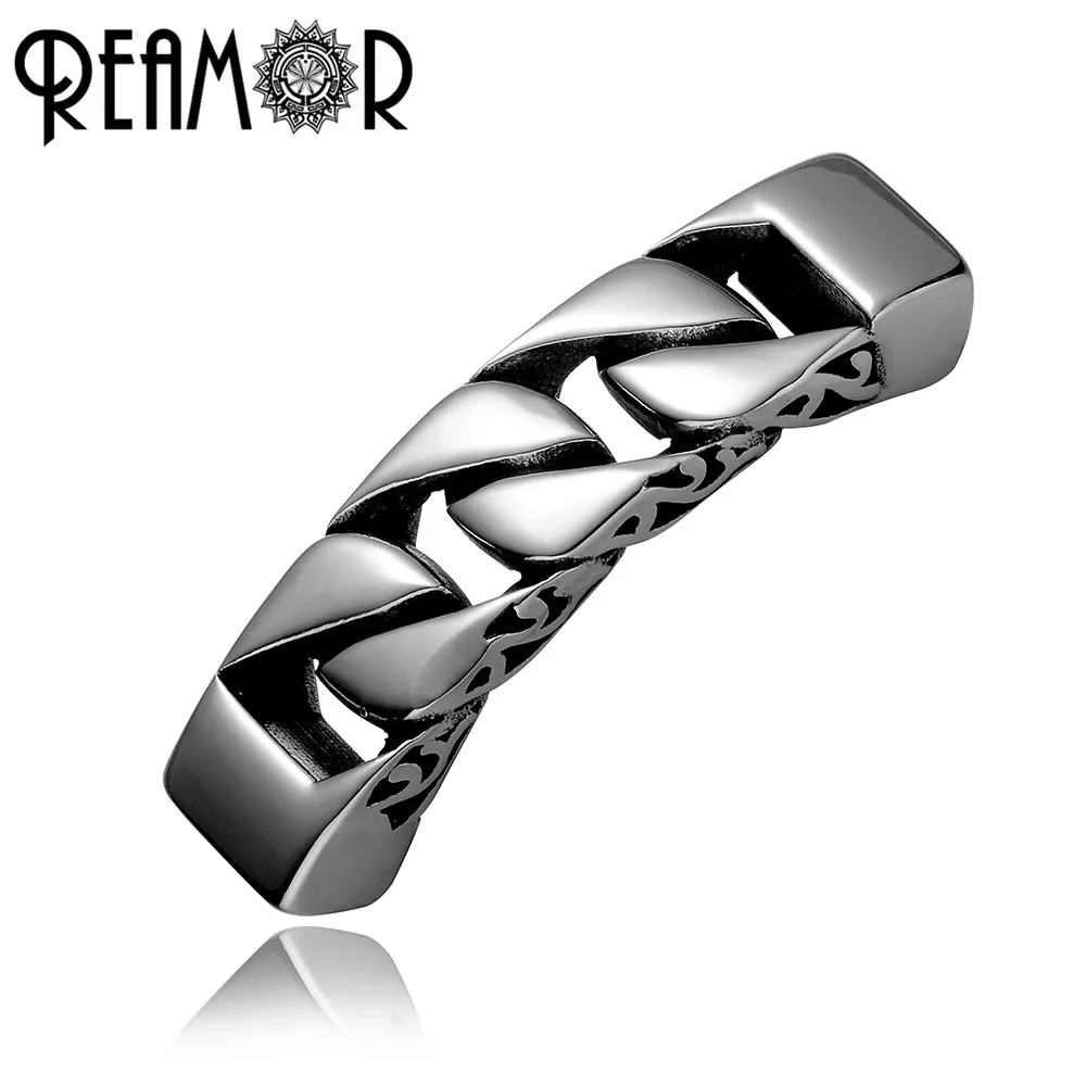 REAMOR 12*6mm Hole Size Stainless Steel Totem Knot Connectors Charms For DIY Men Bracelets & Bangles Jewelry Making Metal Bead
REAMOR 12*6mm Hole Size Stainless Steel Totem Knot Connectors Charms For DIY Men Bracelets & Bangles Jewelry Making Metal Bead