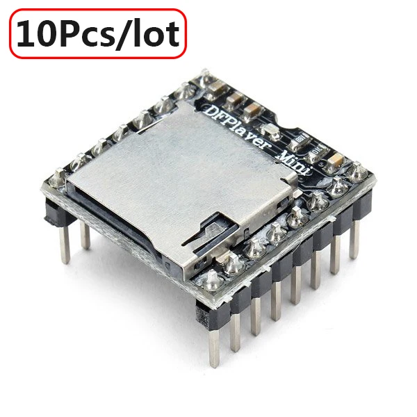 10Pcs/lot DFPlayer Mini MP3 Player Module MP3 Voice Module for DIY DIY Supporting TF Card and USB Disk Free Shipping
10Pcs/lot DFPlayer Mini MP3 Player Module MP3 Voice Module for DIY DIY Supporting TF Card and USB Disk Free Shipping
