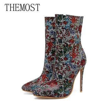 ARQA 2019 Europe and America fashion heel, Rome pointed short boots, warm artificial Plush Ladies BootsHeel height 17 cmsize
ARQA 2019 Europe and America fashion heel, Rome pointed short boots, warm artificial Plush Ladies BootsHeel height 17 cmsize