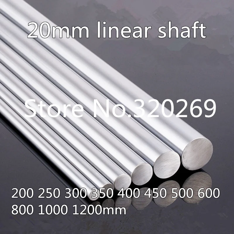 6pcs linear shaft 20mm Rail cylindrical Chrome Plated Smooth rod 1000 mm Optical axis harden 3d printer cnc
6pcs linear shaft 20mm Rail cylindrical Chrome Plated Smooth rod 1000 mm Optical axis harden 3d printer cnc