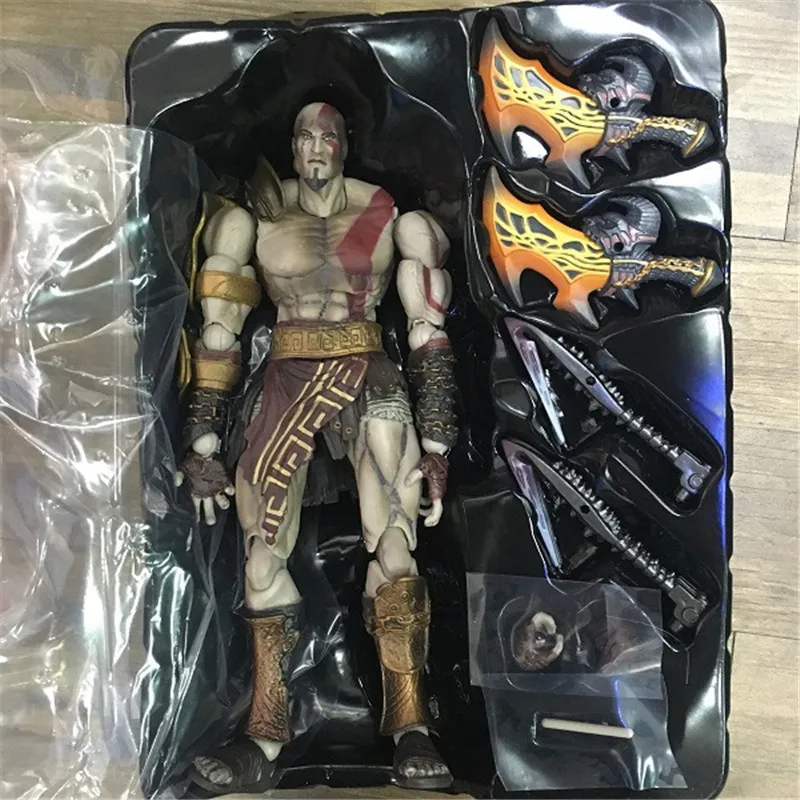 SQUARE ENIX Play Arts KAI God of War Kratos Action Figure PVC 23CM 9.05" Anime game TOY GIFT for friends Doll Model Collection
SQUARE ENIX Play Arts KAI God of War Kratos Action Figure PVC 23CM 9.05" Anime game TOY GIFT for friends Doll Model Collection