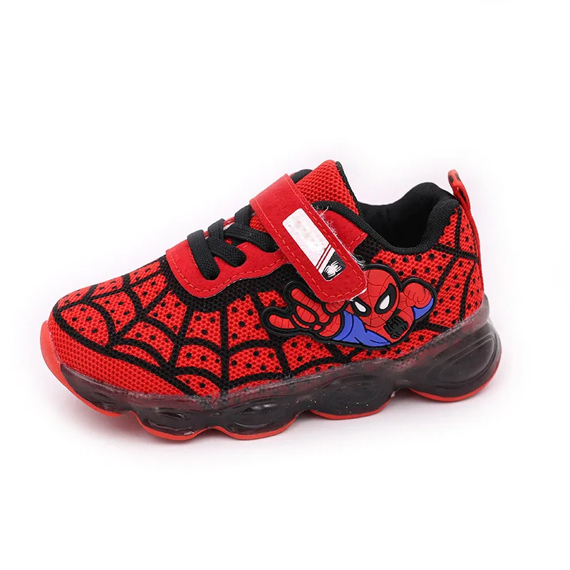 boys Spiderman Cartoon Sneaker Spring Autumn new LED lights kids school student soft shoes Europe size 21-36
boys Spiderman Cartoon Sneaker Spring Autumn new LED lights kids school student soft shoes Europe size 21-36