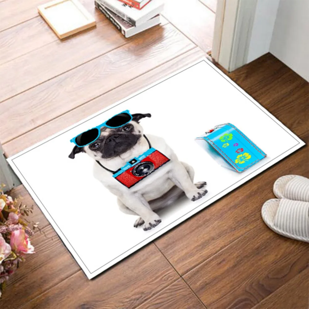 LB 60*40 Funny Pug Dog White Bathroom Carpet Doormat Kitchen Floor Mat Rug Absorbent For Kids' Home Living Room Toilet Cushion
LB 60*40 Funny Pug Dog White Bathroom Carpet Doormat Kitchen Floor Mat Rug Absorbent For Kids' Home Living Room Toilet Cushion