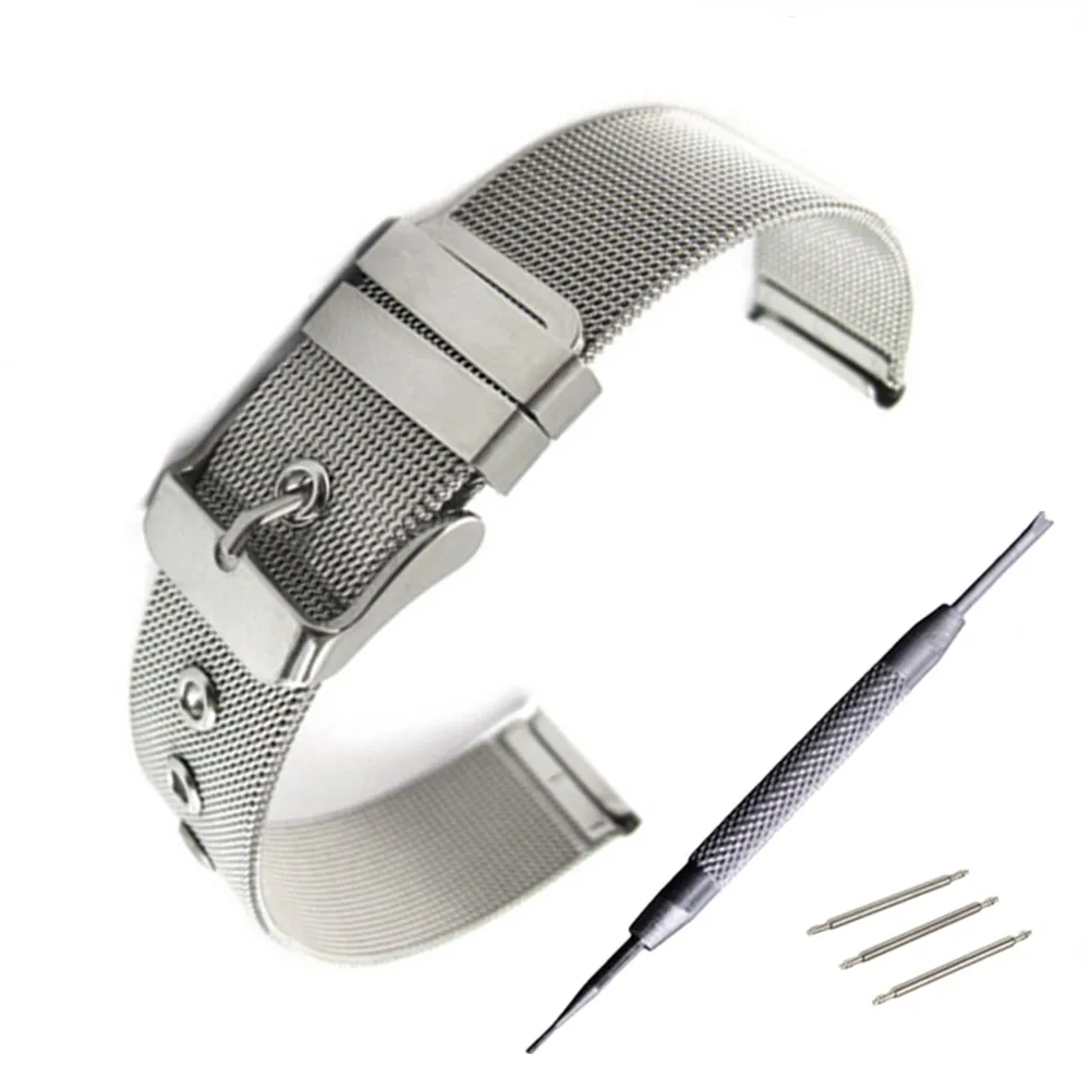 Milanese Watchband 14mm 16mm 18mm 20mm 22mm 24mm Universal Stainless Steel Metal Watch Band Strap Bracelet Silver
Milanese Watchband 14mm 16mm 18mm 20mm 22mm 24mm Universal Stainless Steel Metal Watch Band Strap Bracelet Silver