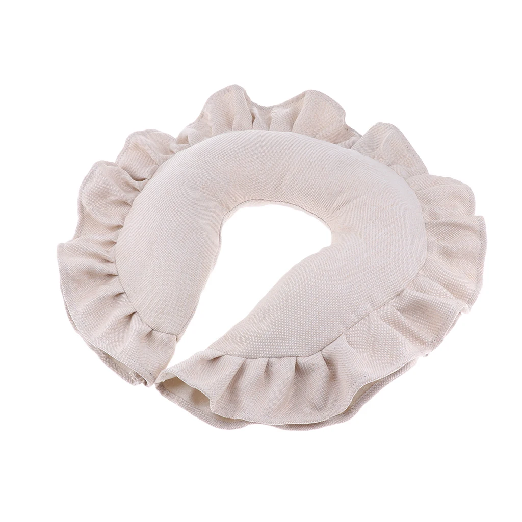 SPA Salon Massage Face Cradle Pillow Cushion, Massage Table Bed Face Cradle Pillow, Neck Head Cushion with Washable Cover SPA Salon Massage Face Cradle Pillow Cushion, Massage Table Bed Face Cradle Pillow, Neck Head Cushion with Washable Cover