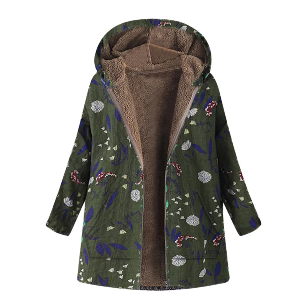 FREE OSTRICH Clothes coat Women Winter Warm Outwear Floral Print Hooded Pockets Vintage Oversize Coats and Jacket women coat
FREE OSTRICH Clothes coat Women Winter Warm Outwear Floral Print Hooded Pockets Vintage Oversize Coats and Jacket women coat