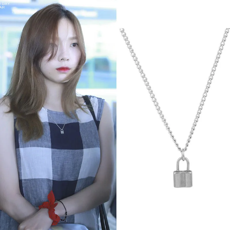 2019 Stainless Steel Silver PadLock Pendant Necklace Brand Rolo Cable Chain lock Necklace collar ras du cou collier femme women
2019 Stainless Steel Silver PadLock Pendant Necklace Brand Rolo Cable Chain lock Necklace collar ras du cou collier femme women