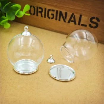 20sets 30x20mm glass globe 20mm ordinary base 8mm cap set (no filler) glass bottle vial pendant Jewelry accessory
20sets 30x20mm glass globe 20mm ordinary base 8mm cap set (no filler) glass bottle vial pendant Jewelry accessory
