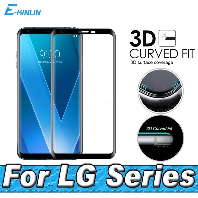 3D Curved Edge Toughened Tempered Glass Full Cover Screen Protector Protective Film For LG V30 V30S V35 V40 V50 G8 G7 Plus ThinQ
3D Curved Edge Toughened Tempered Glass Full Cover Screen Protector Protective Film For LG V30 V30S V35 V40 V50 G8 G7 Plus ThinQ