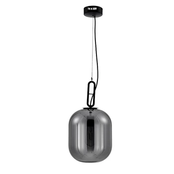 Toolery Post modern pendant light cognac grey Glass lampshade Nordic Art Decoration hanging light E27 LED bulb warm white 3000K
Toolery Post modern pendant light cognac grey Glass lampshade Nordic Art Decoration hanging light E27 LED bulb warm white 3000K