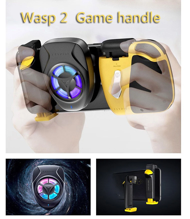

Flydigi Wasp2 pubg mobile game controller mobile Bluetooth gamepad bee sting trigger for Android/ios syste