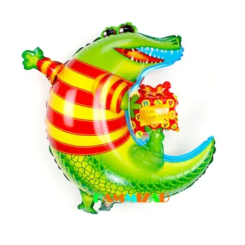 Crorodile Foil Balloons Swampy 50pcs/lot Jungle Animal Safari Moon Shape Cute Animal Aluminium Helium Party Globos Supplies
Crorodile Foil Balloons Swampy 50pcs/lot Jungle Animal Safari Moon Shape Cute Animal Aluminium Helium Party Globos Supplies