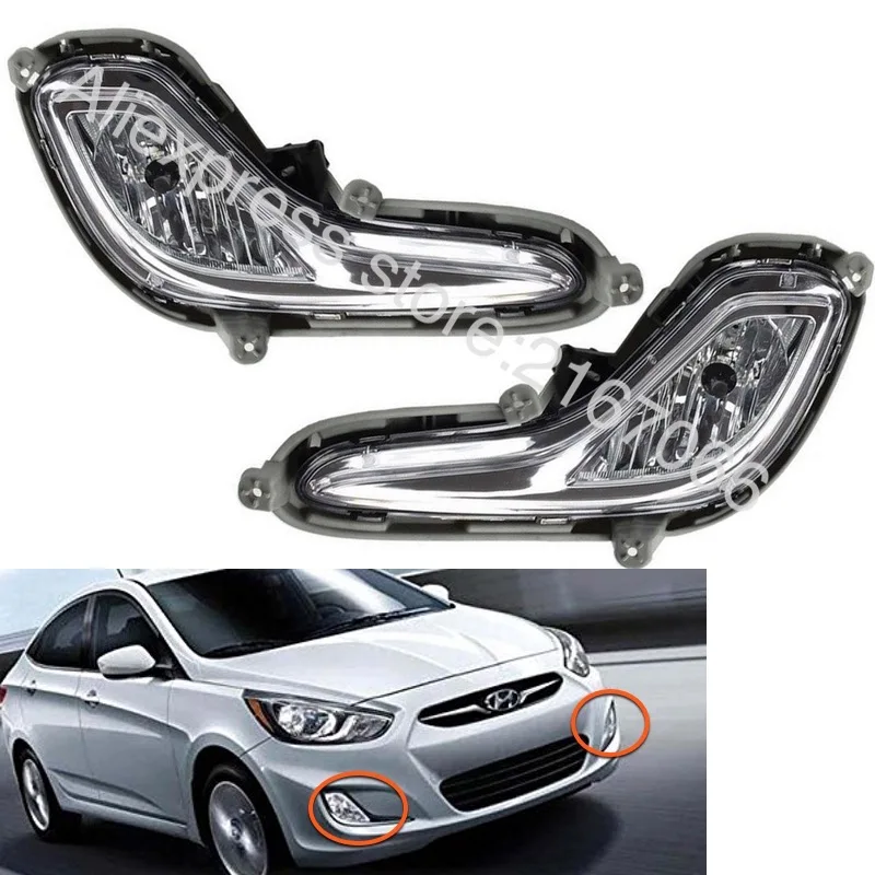 Fog Lights for Hyundai SOLARIS 2010 2011 2012 2013 2014 Clear Driving Lamps PAIR
Fog Lights for Hyundai SOLARIS 2010 2011 2012 2013 2014 Clear Driving Lamps PAIR