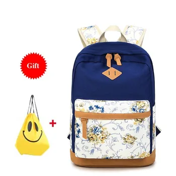 Brand Floral Printing Canvas Bag School Backpack for Teenager Girls Laptop Bag Women Backpack Female School Bags
Brand Floral Printing Canvas Bag School Backpack for Teenager Girls Laptop Bag Women Backpack Female School Bags