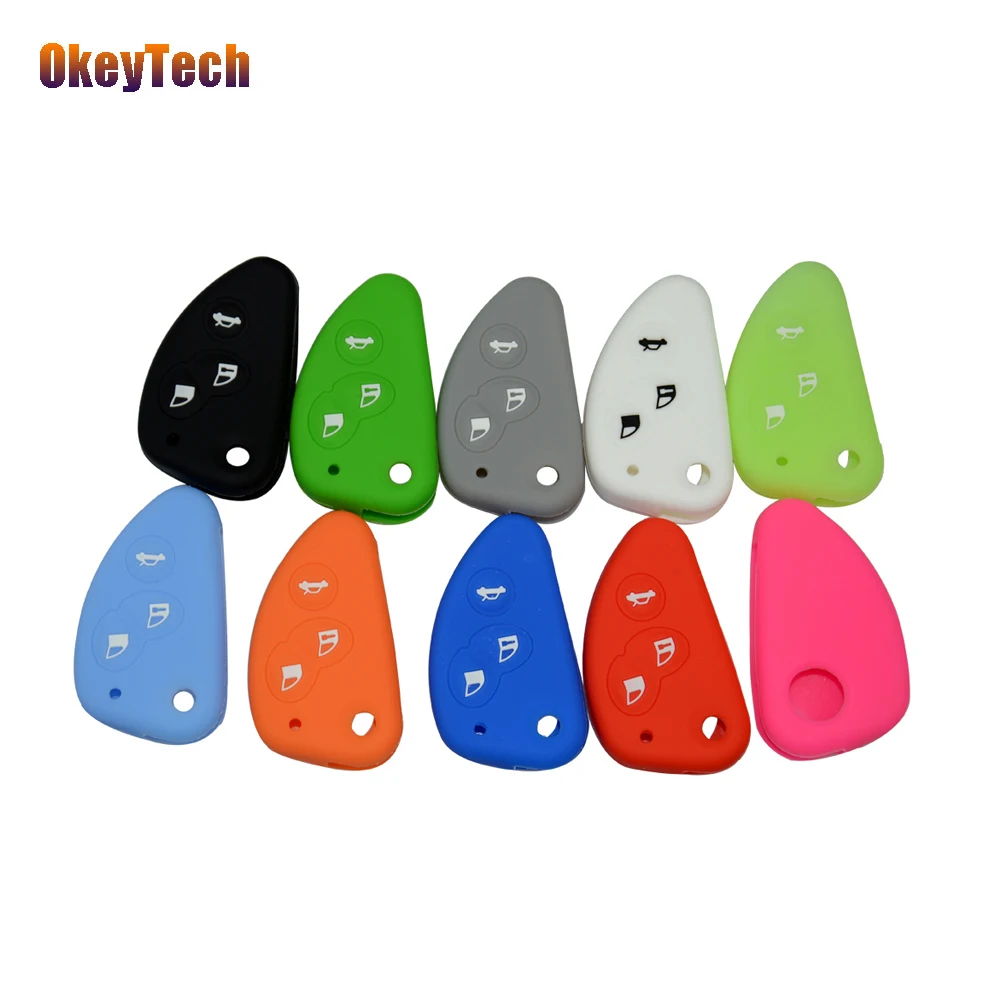 OkeyTech for Alfa Romeo 147 156 GT Giulietta Silicone Rubber Car Key Case Flip Folding 3 Button Protector Cover Bag Fob for Alfa
OkeyTech for Alfa Romeo 147 156 GT Giulietta Silicone Rubber Car Key Case Flip Folding 3 Button Protector Cover Bag Fob for Alfa