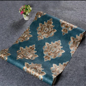 beibehang Retro European mottled damascene wall paper AB version 3D living room bedroom TV backdrop vertical stripes wallpaper
beibehang Retro European mottled damascene wall paper AB version 3D living room bedroom TV backdrop vertical stripes wallpaper