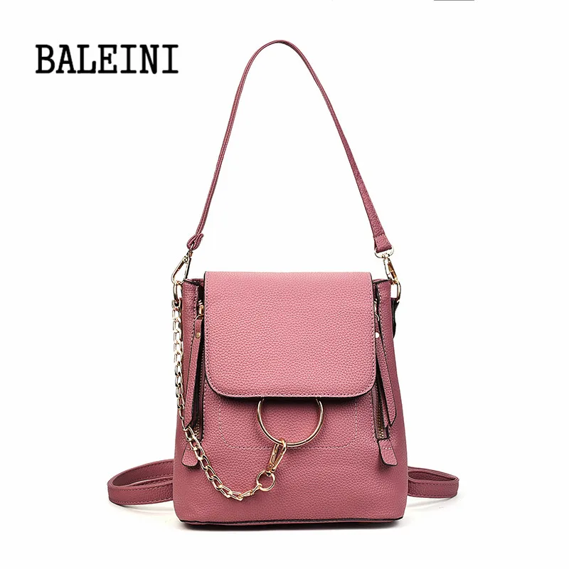 BALEINI Simple Style Women Backpack Leather PU Backpack Bags For Teen Girls School Fashion Backpack Vintage Solid Shoulder Bags
BALEINI Simple Style Women Backpack Leather PU Backpack Bags For Teen Girls School Fashion Backpack Vintage Solid Shoulder Bags