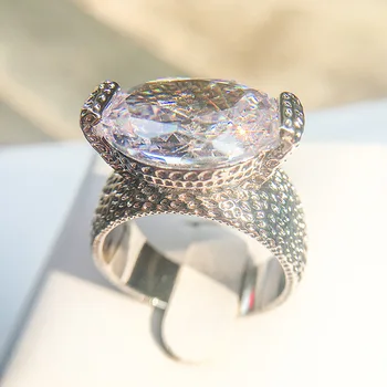 Fashion Women Finger Ring Huge Brilliant Shinning Zircon Ring Engagement Party Anniversary Ring Jewelry
Fashion Women Finger Ring Huge Brilliant Shinning Zircon Ring Engagement Party Anniversary Ring Jewelry