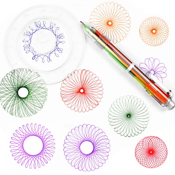 Surwish Plastic Drawing Spirograph Playset Early Educational Toys for Children Learning Skills Training Kits Toys for Kids
Surwish Plastic Drawing Spirograph Playset Early Educational Toys for Children Learning Skills Training Kits Toys for Kids
