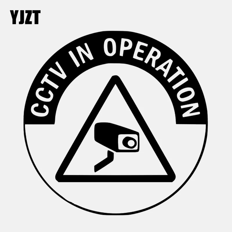YJZT 13.5CM*13.5CM CCTV In Operation Recording Camera Vinyl Black/Silver Car Sticker C22-0893
YJZT 13.5CM*13.5CM CCTV In Operation Recording Camera Vinyl Black/Silver Car Sticker C22-0893