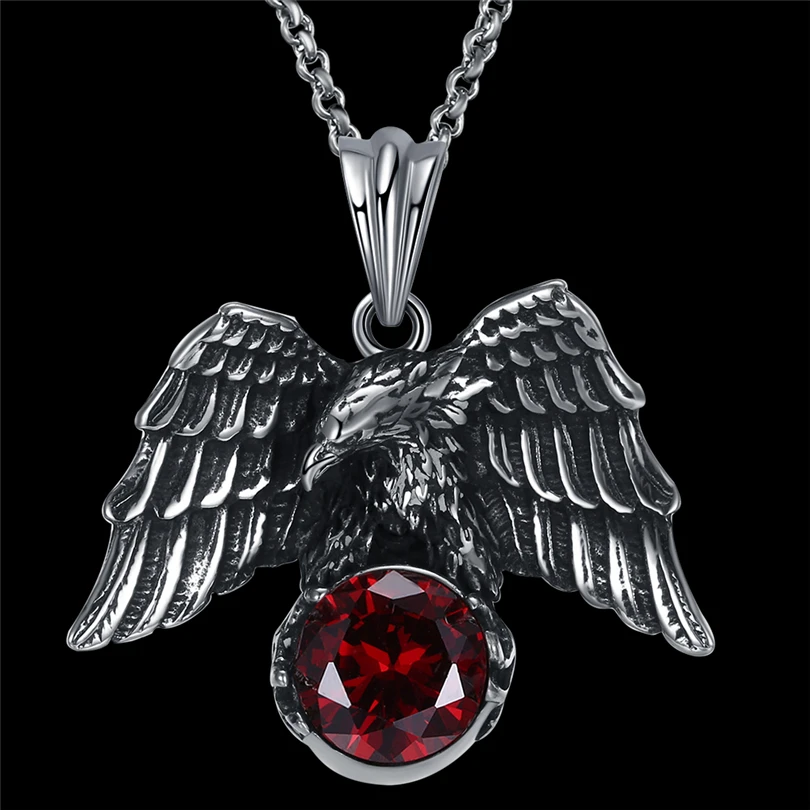 Antique Silver Plated Animal Eagle Pendant Necklace Biker Jewellery Mens 2018 Fashion Party Animal stainless steel necklace
Antique Silver Plated Animal Eagle Pendant Necklace Biker Jewellery Mens 2018 Fashion Party Animal stainless steel necklace